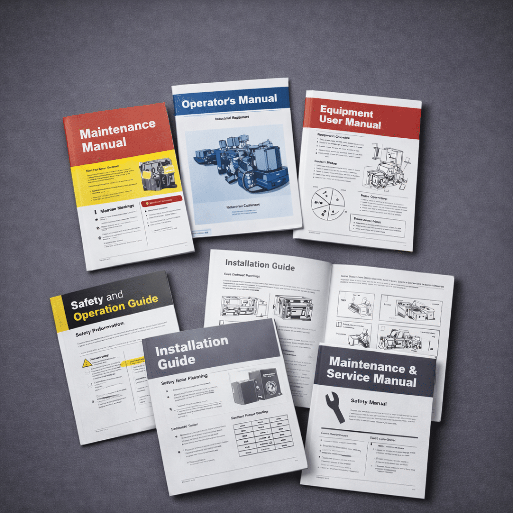 Printed instruction manuals
