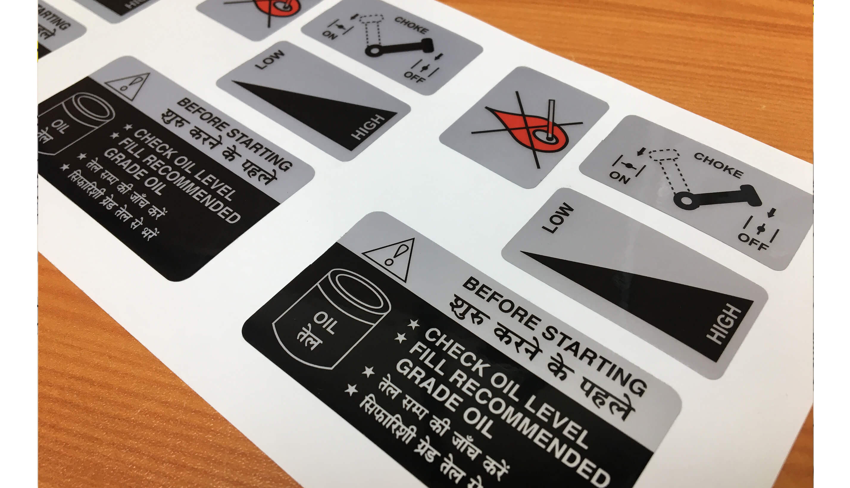Polyester and special film labels